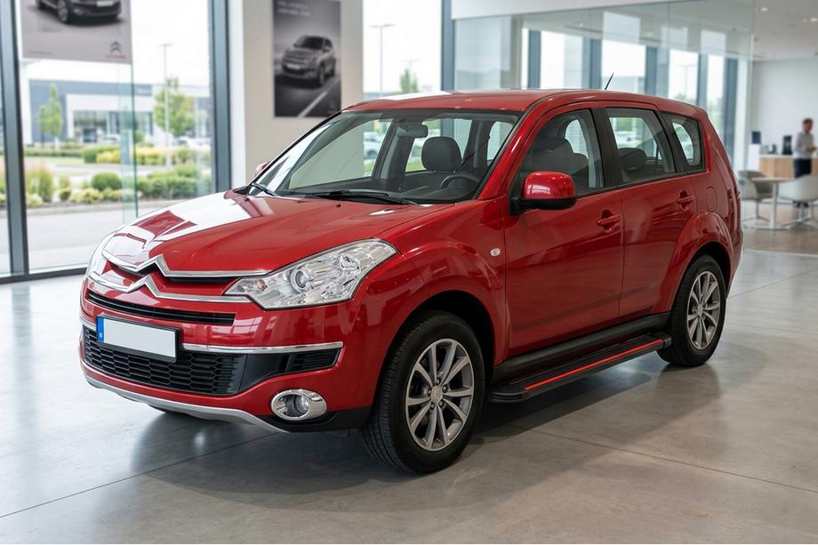 Citroen C-Crosser 2007–2013 Bočné prahy Maya Red (2 ks., hliník) Image