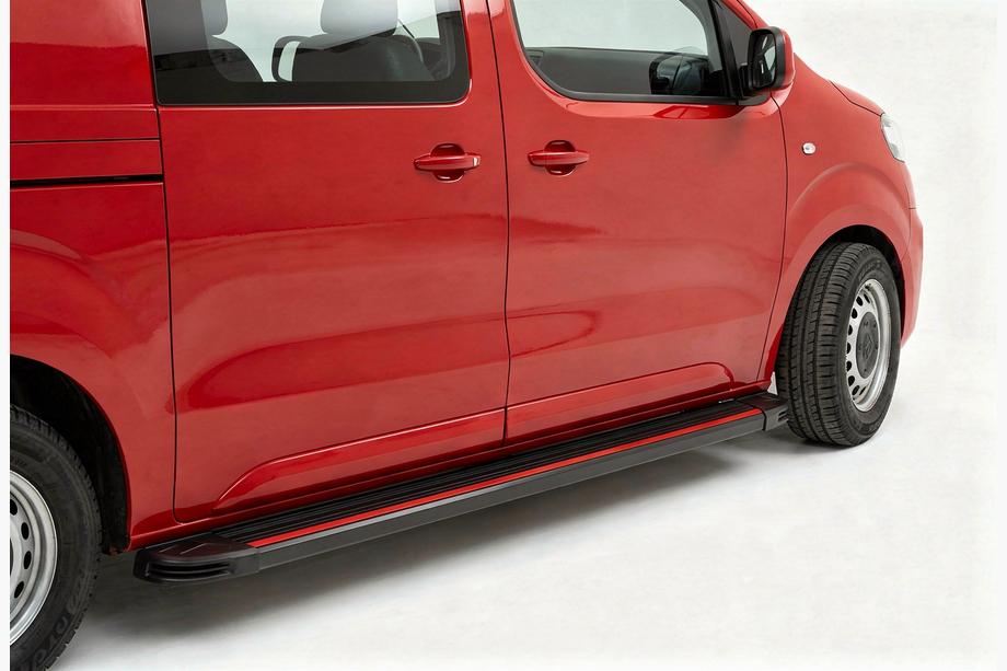 Citroen Jumpy/Dispatch 2017– Bočné prahy Maya Red (2 ks., hliník) Image