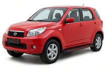 Daihatsu Terios 2006–2017 Bočné prahy Maya Red (2 ks., hliník) fotografia 1