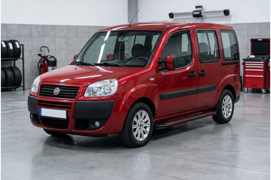 Fiat Doblo I 2005–2010 Bočné prahy Maya Red (2 ks., hliník) Image