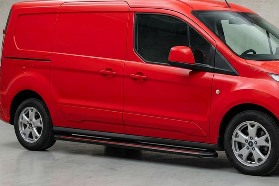 Ford Connect 2014–2021 Bočné prahy Maya Red (2 ks., hliník) Maxi rázvor Image
