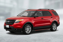 Ford Explorer 2011–2019 Bočné prahy Maya Red (2 ks., hliník) fotografia 1