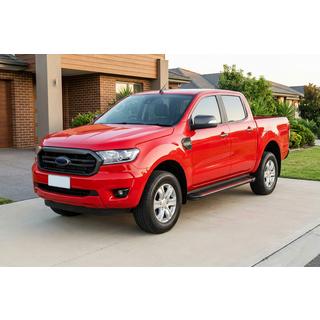 Bočné prahy Maya Red (2 ks., hliník) Ford Ranger 2011–2022 fotografia 1