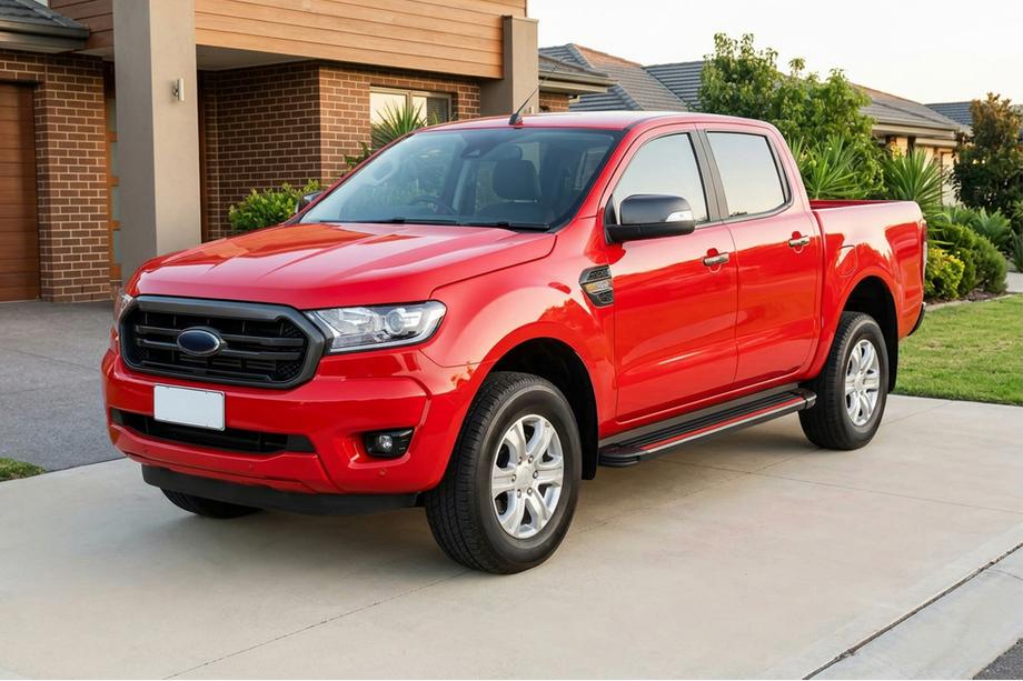 Ford Ranger 2011–2022 Bočné prahy Maya Red (2 ks., hliník) Image