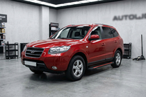 Hyundai Santa Fe 2 2006–2012 Bočné nášľapy Maya Red-Black (2 ks, hliník) fotografia 1