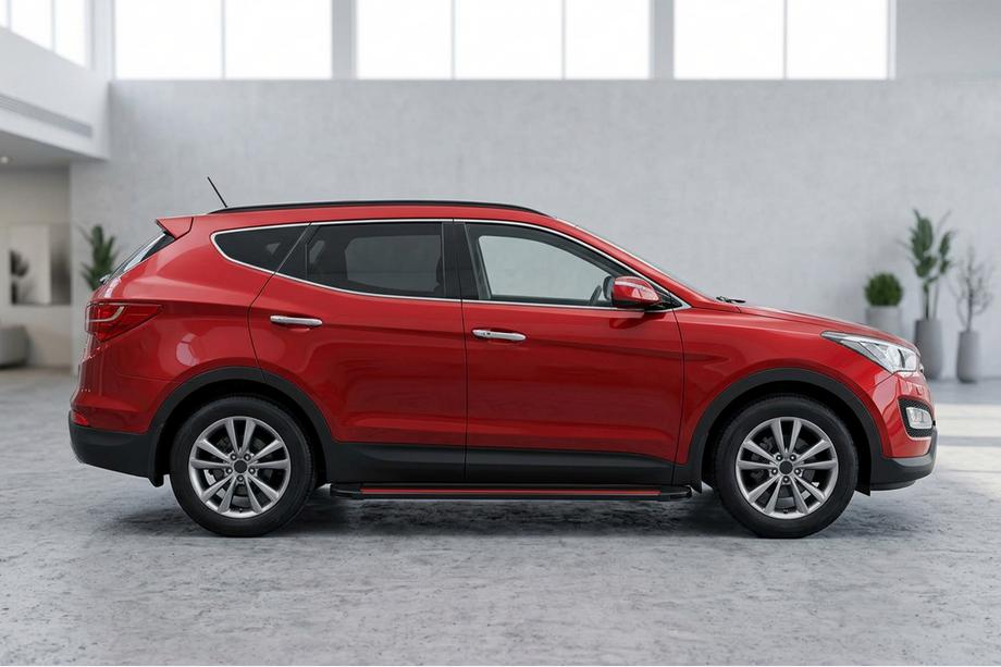 Hyundai Santa Fe 3 2012–2018 Bočné prahy Maya Red (2 ks., hliník) Image