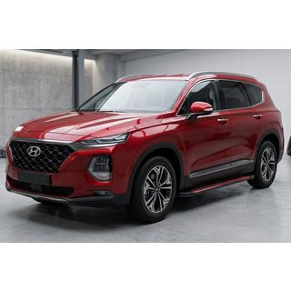 Bočné prahy Maya Red (2 ks., hliník) Hyundai Santa Fe 4 2018–2023 fotografia 1