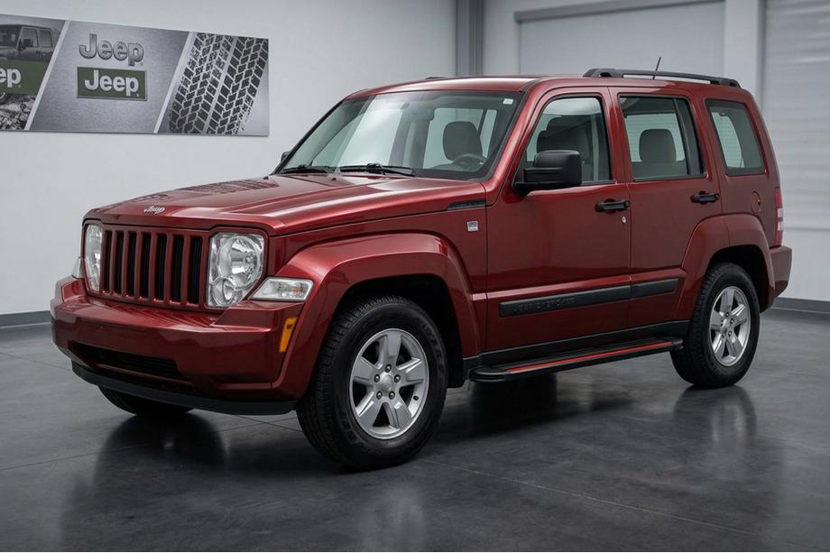 Jeep Cherokee/Liberty 2007–2013 Bočné prahy Maya Red (2 ks., hliník) Image