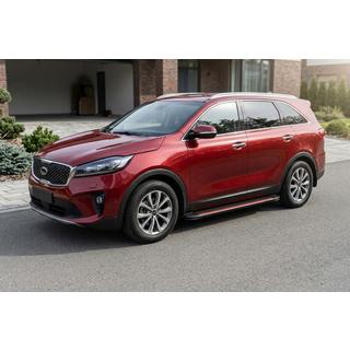 Bočné prahy Maya Red (2 ks., hliník) Kia Sorento III UM 2014–2020 fotografia 1