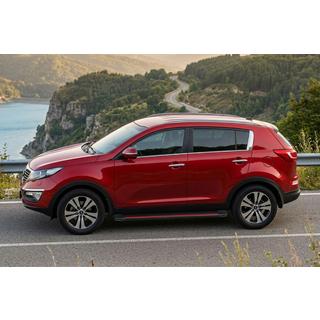Bočné nášľapy Maya Red-Black (2 ks, hliník) Kia Sportage 2010–2015 fotografia 1
