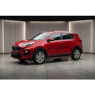 Bočné prahy Maya Red (2 ks., hliník) Kia Sportage 2015–2021 fotografia 1