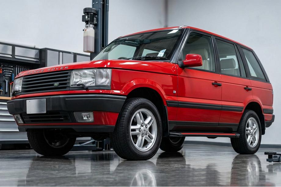Range Rover II P38A 1997–2002 Bočné prahy Maya Red (2 ks., hliník) Image