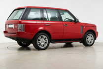 Range Rover III L322 2002–2012 Bočné prahy Maya Red (2 ks., hliník) fotografia 1