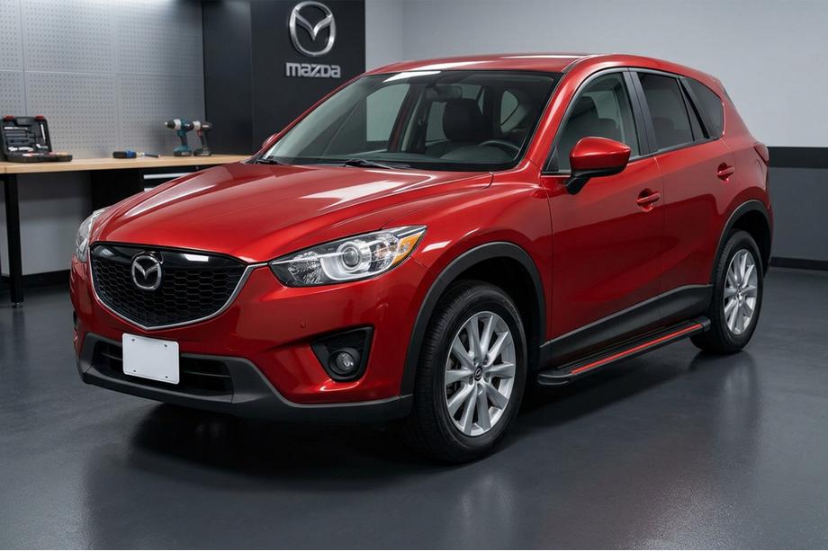 Mazda CX-5 2012–2017 Bočné prahy Maya Red (2 ks., hliník) Image
