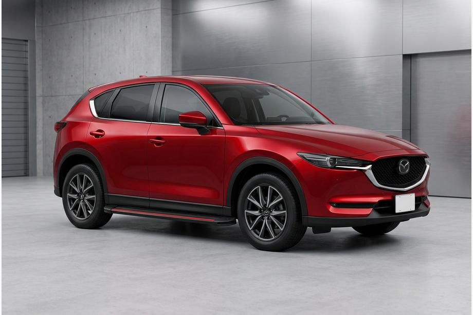 Mazda CX-5 2017–2025 Bočné prahy Maya Red (2 ks., hliník) Image