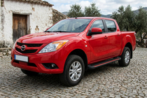 Mazda BT-50 2012– Bočné prahy Maya Red (2 ks., hliník) fotografia 1