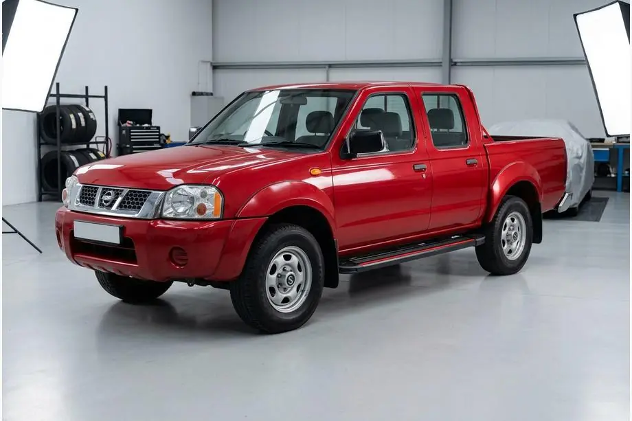 Nissan NP300 1999–2015 Bočné prahy Maya Red (2 ks., hliník) Fotografia 1