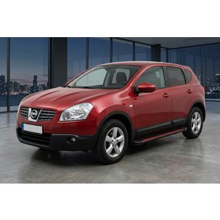 Bočné nášľapy Maya Red-Black (2 ks, hliník) Nissan Qashqai 2007–2010 fotografia 1