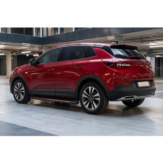 Bočné prahy Maya Red (2 ks., hliník) Opel Grandland X 2017– fotografia 1