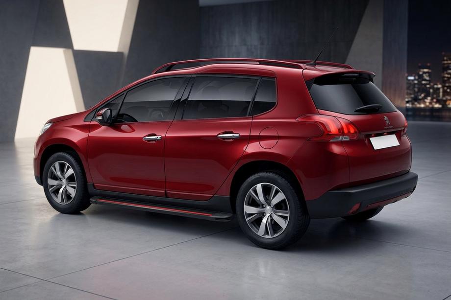 Peugeot 3008 2008–2016 Bočné prahy Maya Red (2 ks., hliník) 2008-2014 Image