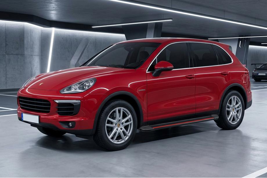 Porsche Cayenne 2010–2017 Bočné prahy Maya Red (2 ks., hliník) Image