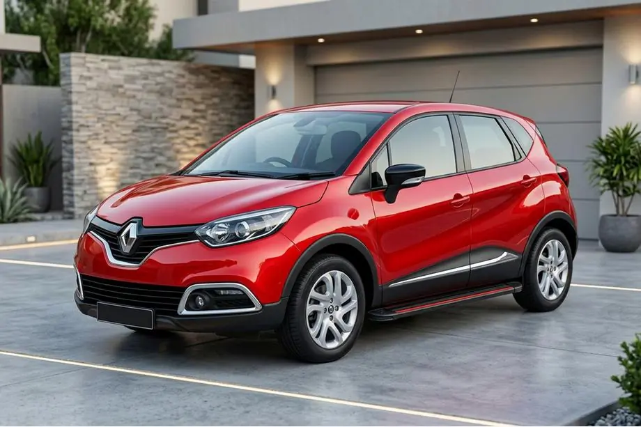 Renault Captur 2013–2019 Bočné prahy Maya Red (2 ks., hliník) Image