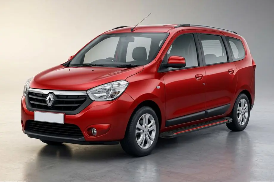 Renault Lodgy 2013–2022 Bočné prahy Maya Red (2 ks., hliník) Image