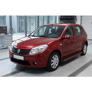 Bočné prahy Maya Red (2 ks., hliník) Renault Sandero 2007–2013 fotografia 1