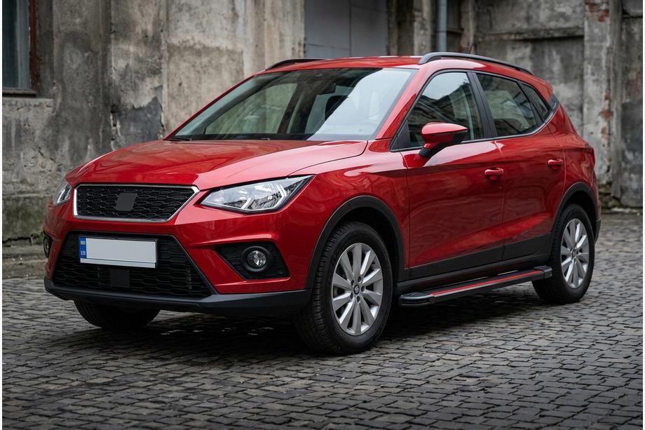 Seat Arona 2017– Bočné prahy Maya Red (2 ks., hliník) Image