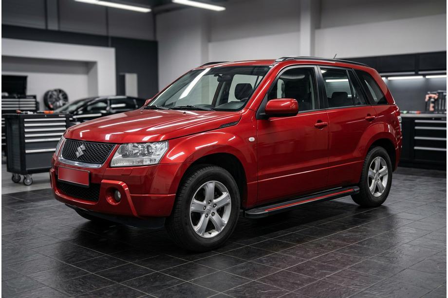 Suzuki Grand Vitara 2005–2017 Bočné prahy Maya Red (2 ks., hliník) Image