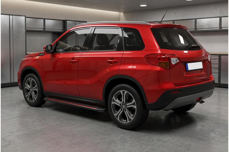 Suzuki Vitara 2015– Bočné prahy Maya Red (2 ks., hliník) Image