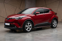Toyota C-HR 2016–2023 Bočné prahy Maya Red (2 ks., hliník) fotografia 1