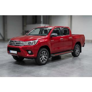 Bočné prahy Maya Red (2 ks., hliník) Toyota Hilux 2015– fotografia 1