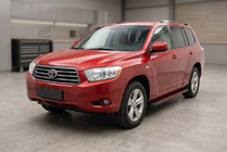 Toyota Highlander 2008–2013 Bočné prahy Maya Red (2 ks., hliník) fotografia 1