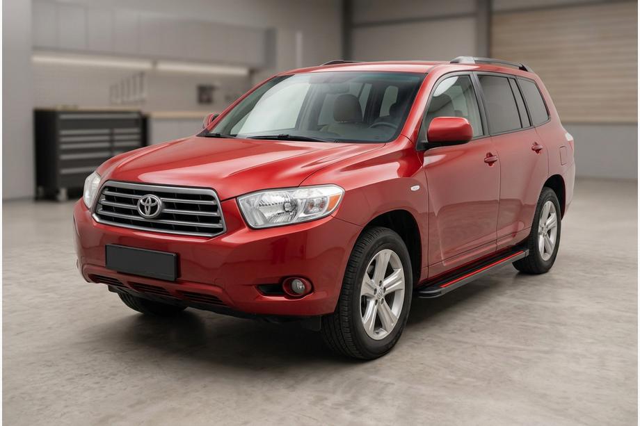 Toyota Highlander 2008–2013 Bočné prahy Maya Red (2 ks., hliník) Image