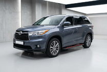 Toyota Highlander 2013–2019 Bočné prahy Maya Red (2 ks., hliník) fotografia 1
