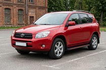 Toyota Rav 4 2006–2013 Bočné prahy Maya Red (2 ks., hliník) fotografia 1