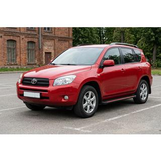 Bočné prahy Maya Red (2 ks., hliník) Toyota Rav 4 2006–2013 fotografia 1