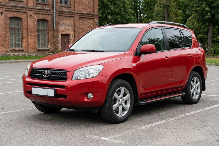 Toyota Rav 4 2006–2013 Bočné prahy Maya Red (2 ks., hliník) Image