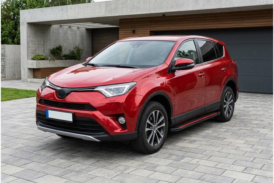 Toyota Rav 4 2013–2018 Bočné prahy Maya Red (2 ks., hliník) Image