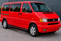 Volkswagen T4 Transporter 1990–2003 Bočné prahy Maya Red (2 ks., hliník) fotografia 1
