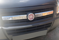 Fiat Doblo I 2005–2010 Nerezové lišty na masku chladiča (2 ks) Carmos - turecká oceľ fotografia 1
