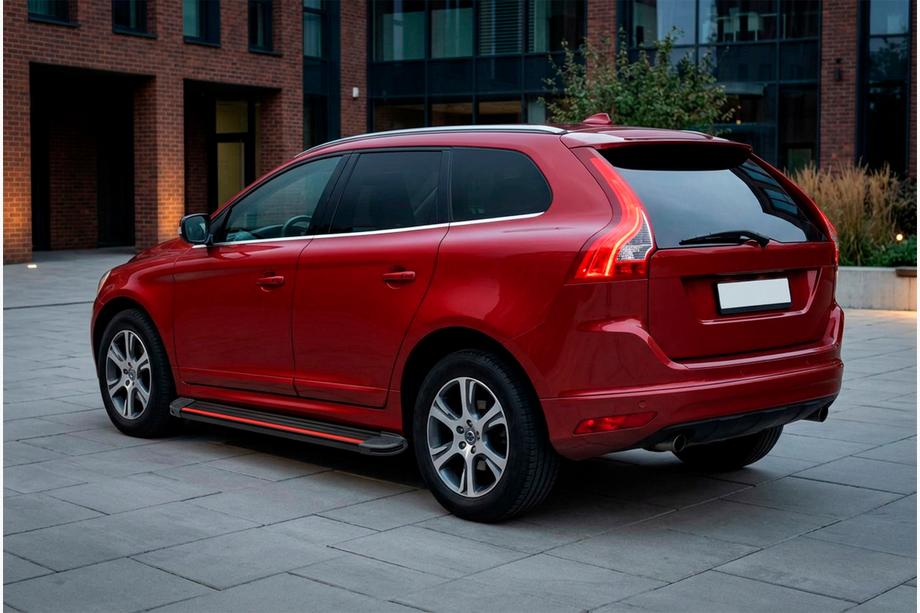 Volvo XC60 2009–2017 Bočné prahy Maya Red (2 ks., hliník) Image