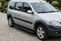 Lada Largus 2012– Bočné nášľapy Bosphorus Black (2 ks, hliník) fotografia 1