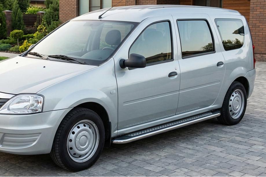 Lada Largus 2012– Bočné nášľapy Maydos V2 (2 ks, hliník/nehrdzavejúca oceľ) Image
