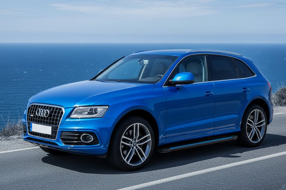 Audi Q5 2008–2017 Bočné nášľapy Maya Blue (2 ks, hliník) Image
