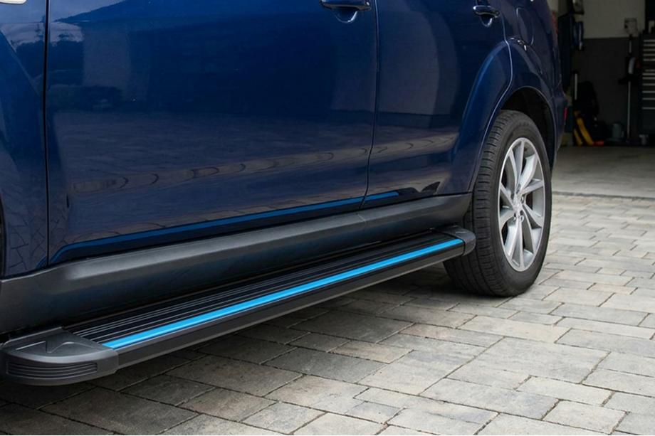 Citroen C-Crosser 2007–2013 Bočné nášľapy Maya Blue (2 ks, hliník) Image