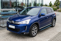 Citroen C-4 Aircross 2012–2017 Bočné nášľapy Maya Blue (2 ks, hliník) fotografia 1