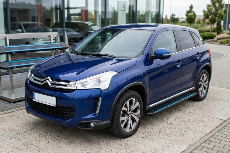 Citroen C-4 Aircross 2012–2017 Bočné nášľapy Maya Blue (2 ks, hliník) Image
