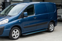 Citroen Jumpy 2007–2017 Bočné nášľapy Maya Blue (2 ks, hliník) fotografia 1